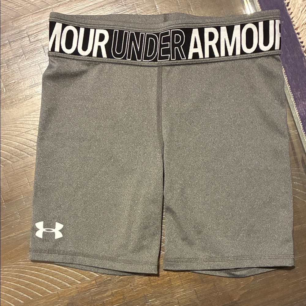 Under Armour Girl’s Athletic Charcoal Shorts